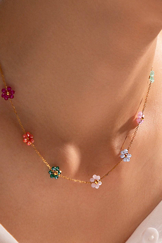 18K Gold Plated Waterproof Stainless Steel Chain Necklace - 7201 7202 7203