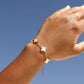 18K Gold PVD Stainless Steel Lucky Clover Charm Bracelet