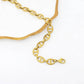 18K Gold PVD Stainless Steel Thick Oval Chain Bracelet