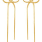 18K Gold Plated Waterproof Stainless Steel Drop Earrings - 7489 7473