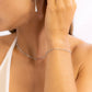18K Gold PVD Stainless Steel Linked Heart Chain Bracelet